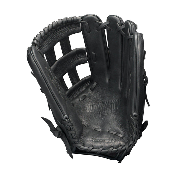 Front palm view of Easton Blackstone Series Bl1275 Outfield Glove.