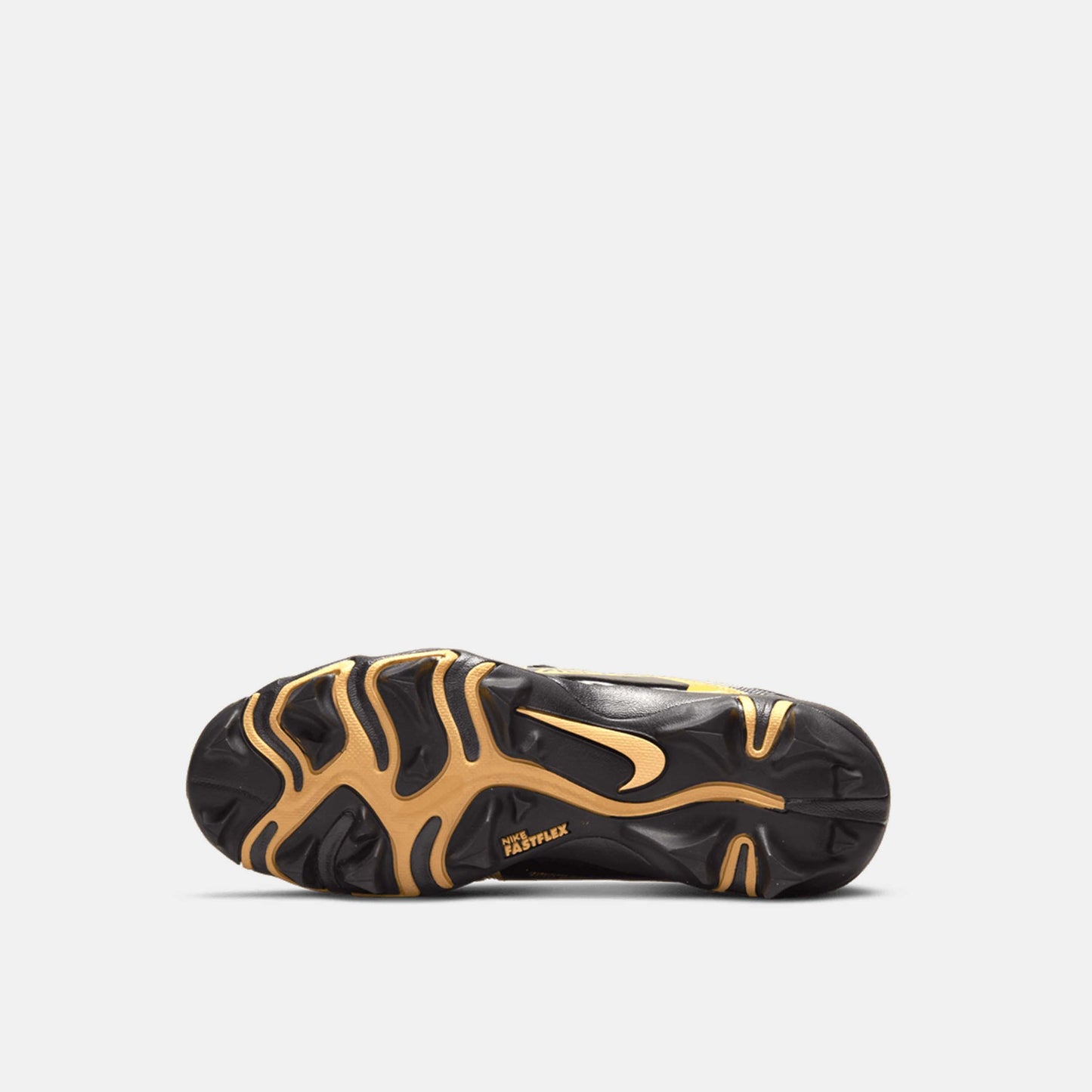 Youth Alpha Menace 3 Shark Russell Wilson Football Cleats, Black/Vivid Gold - SV SPORTS