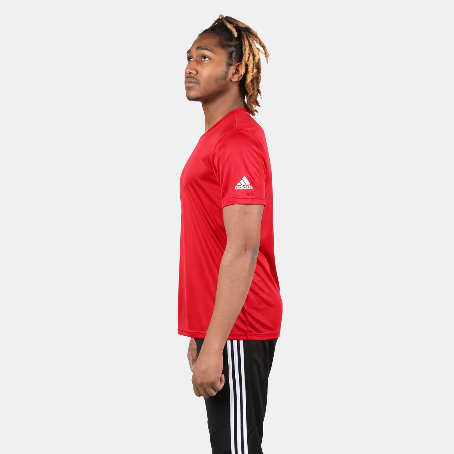 Side view of the Adidas Men's Clima Tech Tee.