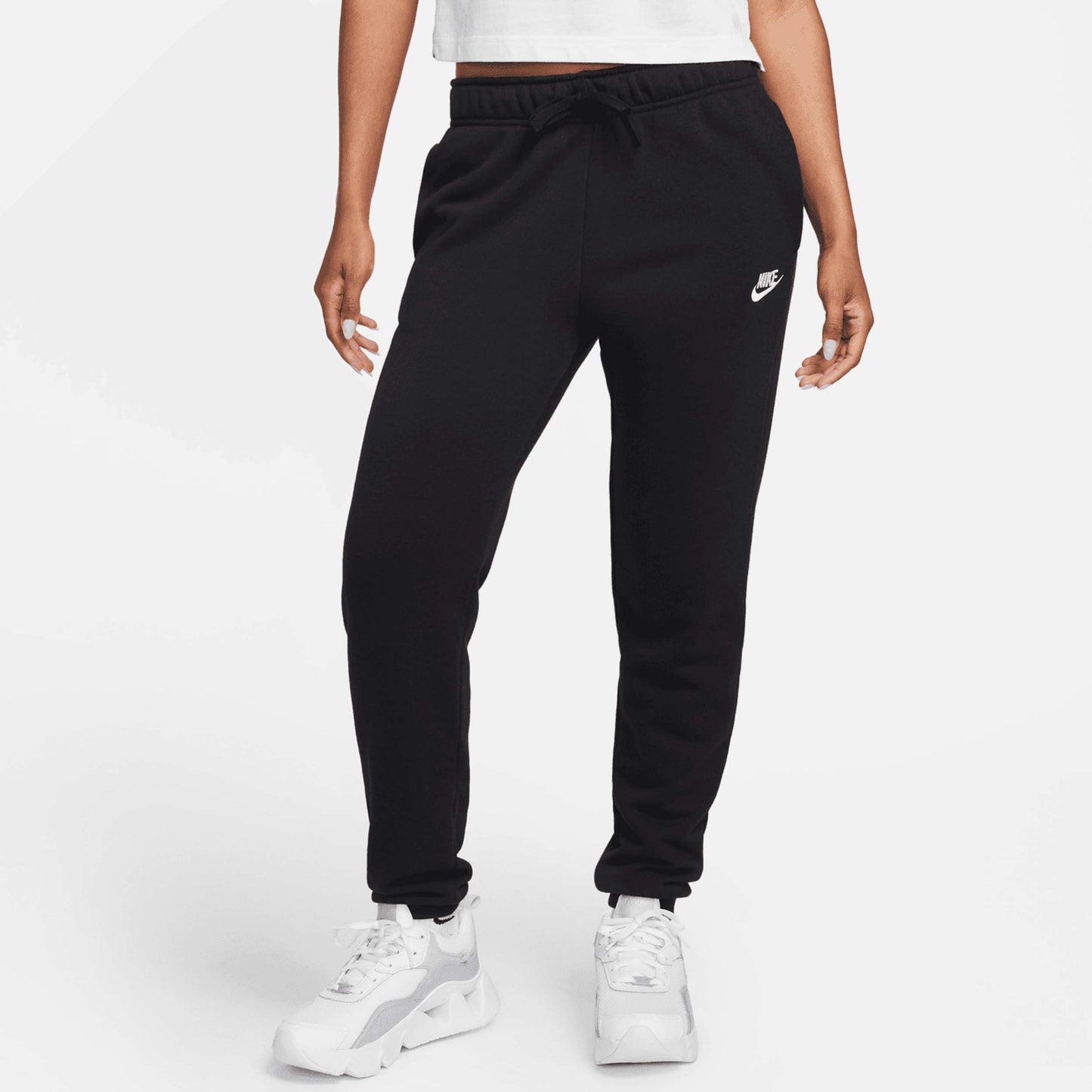 Women's Mid-Rise Sportswear Club Fleece Jogger, Black - SV SPORTS