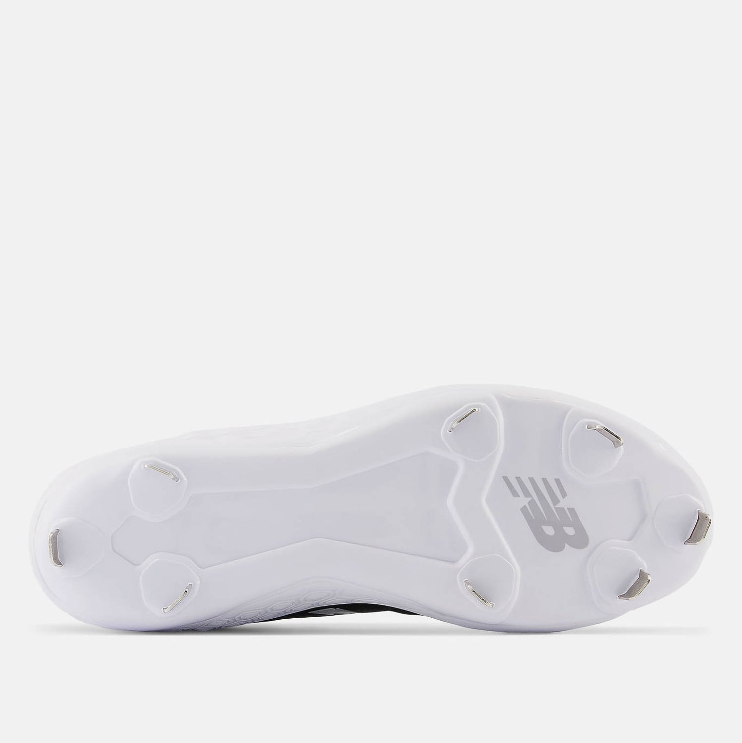 Bottom view of New Balance Men's Fresh Foam X 3000 V6 Metal Baseball Cleats.