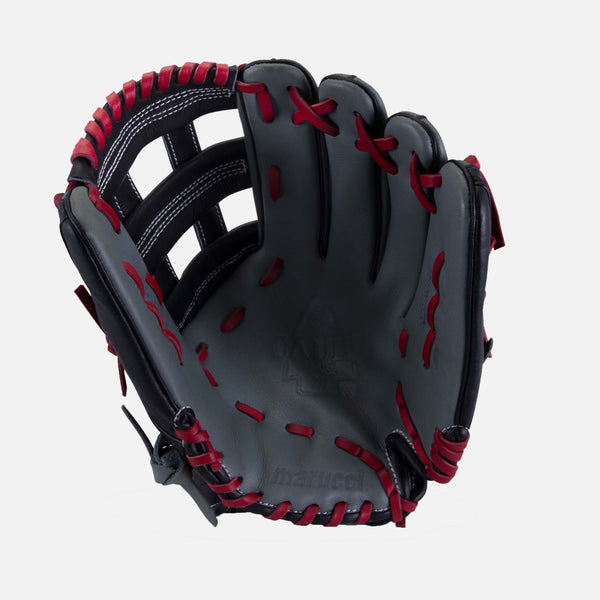 Front palm view of Caddo S Type 12" H-Web Glove.