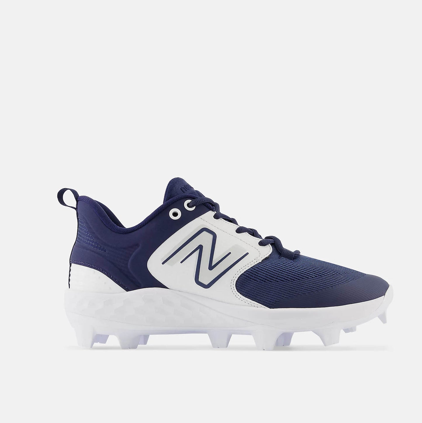 Side view of New Balance Men's Fresh Foam 3000 V6 Molded Baseball Cleats.
