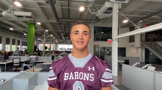 Manheim Central star WR/DB/KR Aaron Enterline
