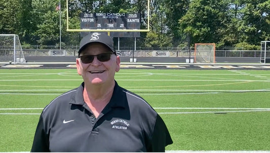 Berks Catholic coach and PSFCA Hall of Fame member Rick Keeley