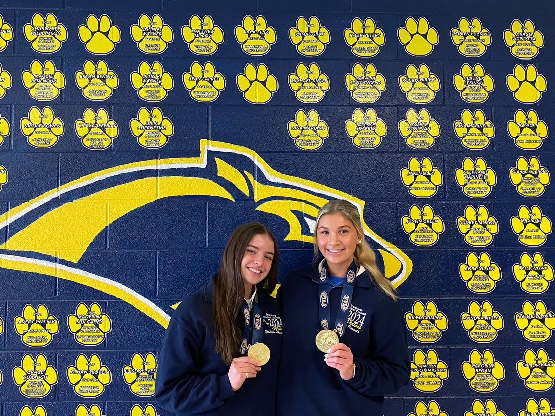 PJP II All-State players Madison Monahan and Natalie Ricevuto