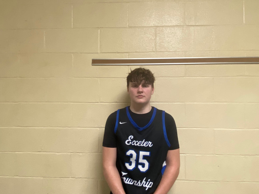 Exeter sophomore guard Aidan Dauble