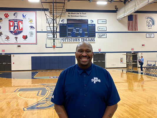 Pottstown basketball coach Ken Ivory