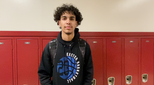 Exeter junior Kevin Saenz talks with SV Sports