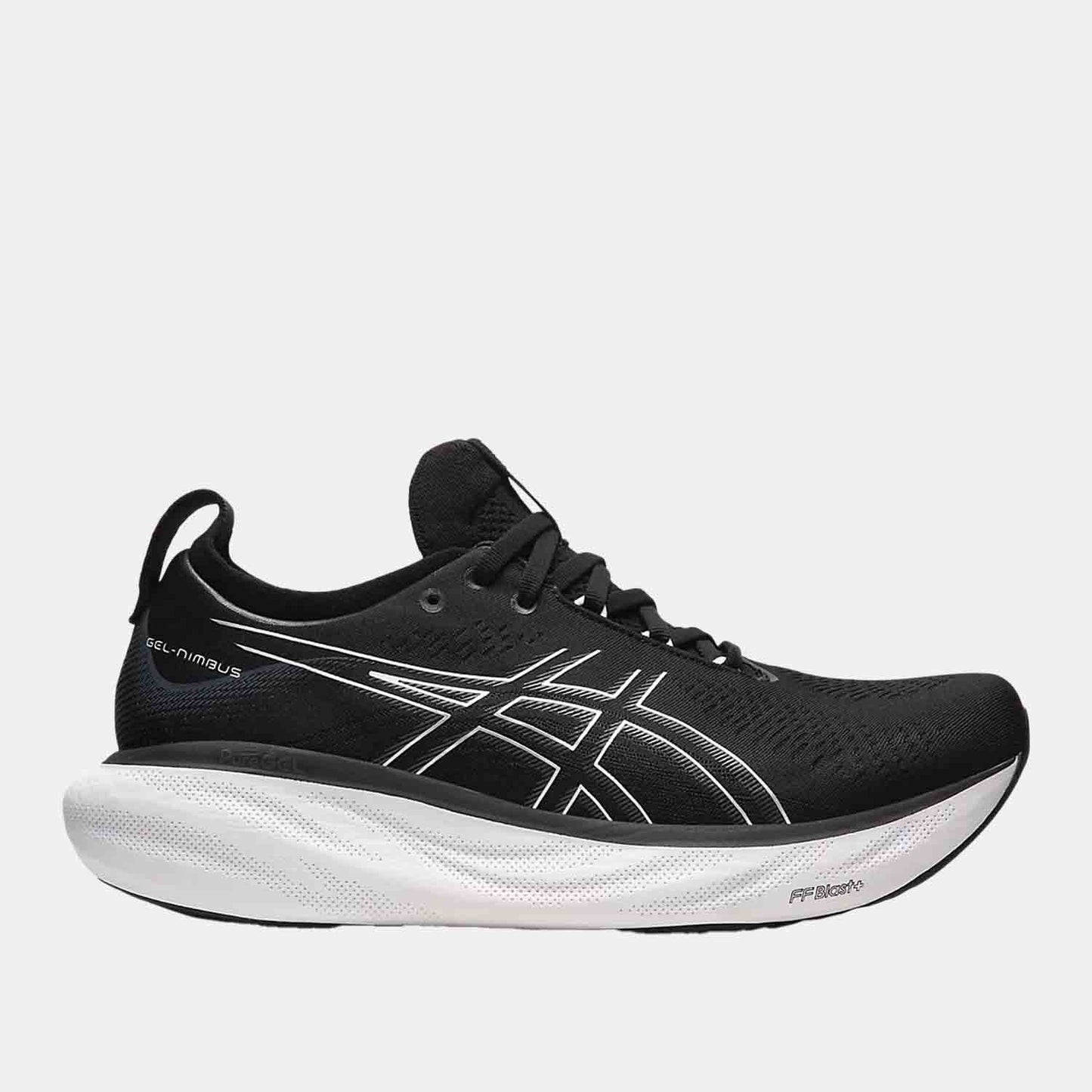 Side view of the Men's Asics Gel-Nimbus 25 Running Shoes.