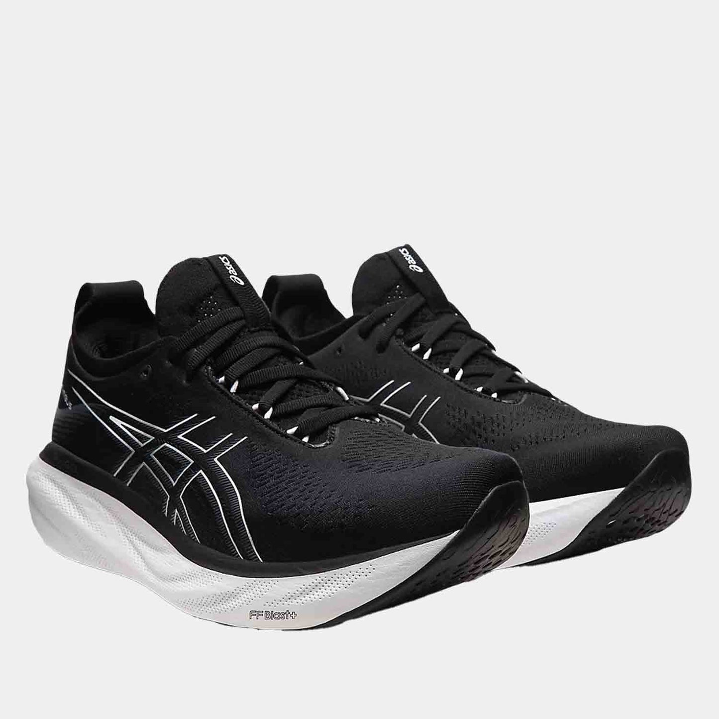 Front view of the Men's Asics Gel-Nimbus 25 Running Shoes.