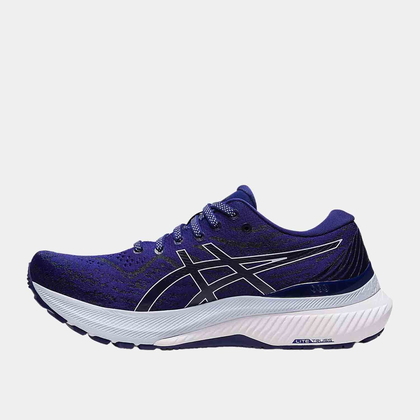 Side medial view of Women's Asics Gel-Kayano 29 Running Shoes.
