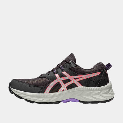 Side medial view of Women's Asics Gel-Venture 9 Trail Running Shoes.