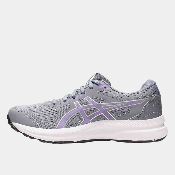 Side medial view of the Women's Asics Gel-Contend 8 Running Shoes.