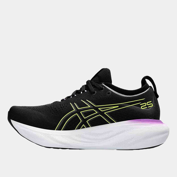 Side medial view of the Women's Asics Gel-Nimbus 25 Running Shoes.