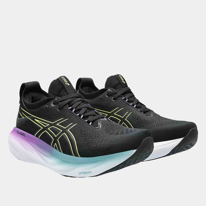 Front view of the Women's Asics Gel-Nimbus 25 Running Shoes.