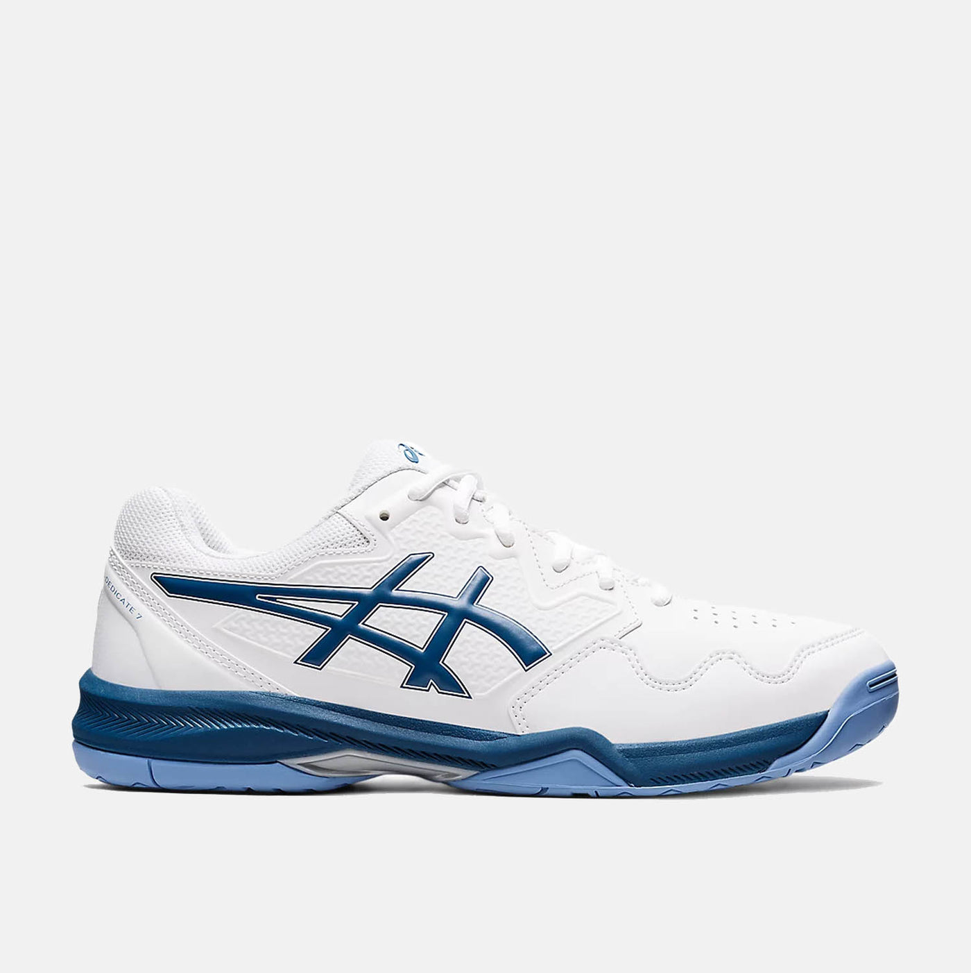 Asics Gel-Dedicate 7 Mens Tennis Shoes Blue White 1041A223 Size 10.5 Asics Gel Dedicate 7 Men main image 3