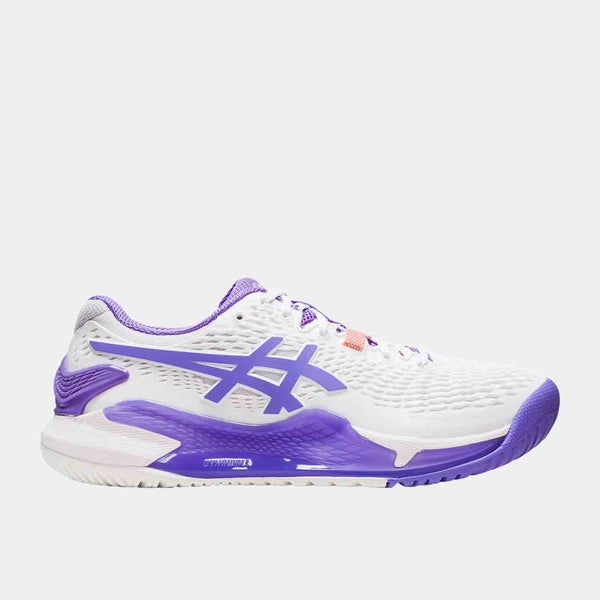 Side view of the Asics Women's Gel-Resolution 9 Tennis Shoes.
