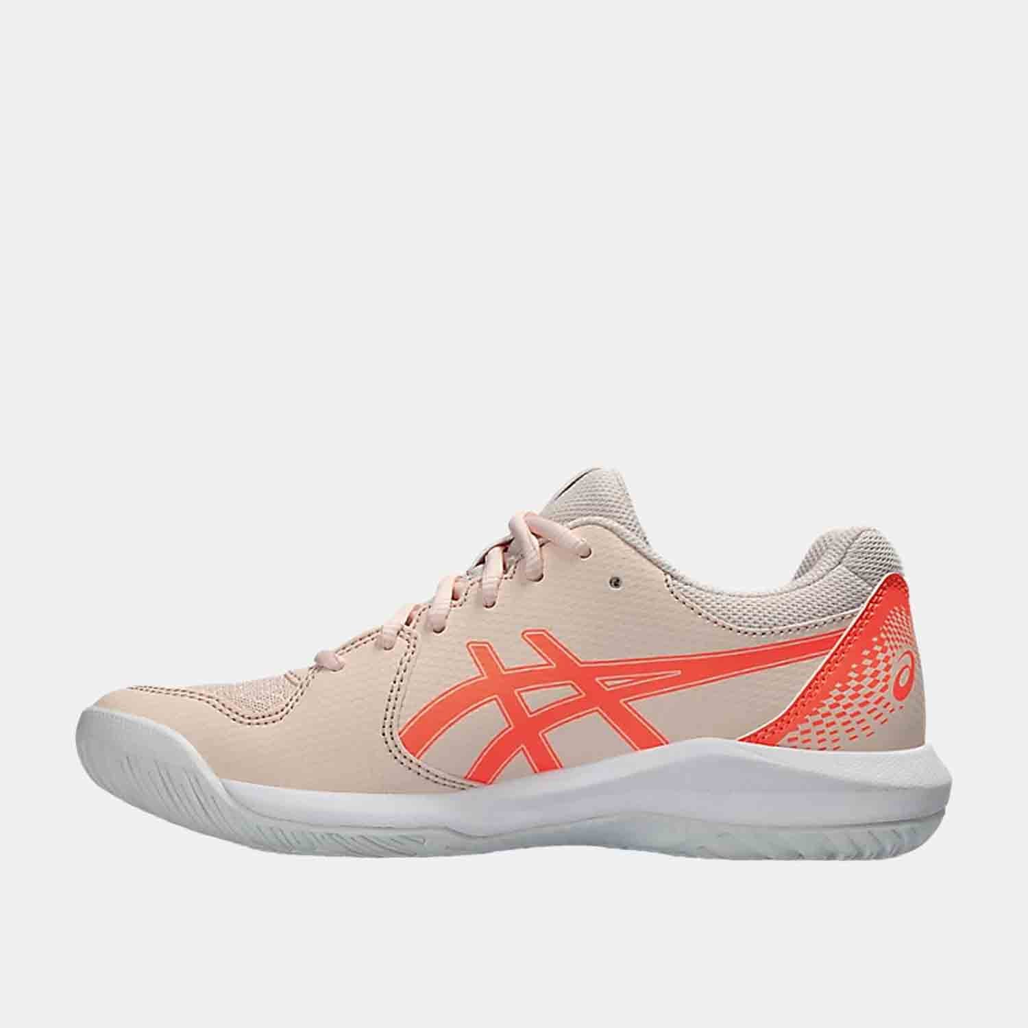 Side medial view of Women's Asics Gel-Dedicate 8.