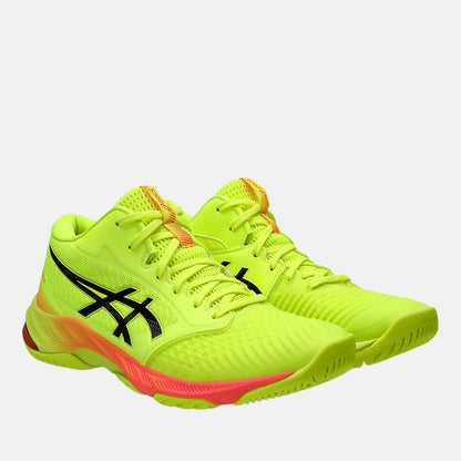 Front view of the Asics Men's Netburner Ballistic FF MT 3 Paris Volleyball Shoes.