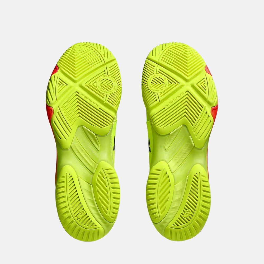 Bottom view of the Asics Men's Netburner Ballistic FF MT 3 Paris Volleyball Shoes.