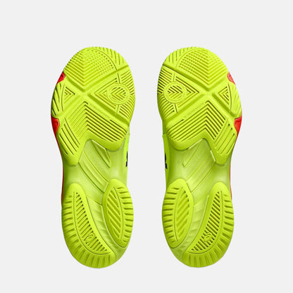 Bottom view of the Asics Men's Netburner Ballistic FF MT 3 Paris Volleyball Shoes.