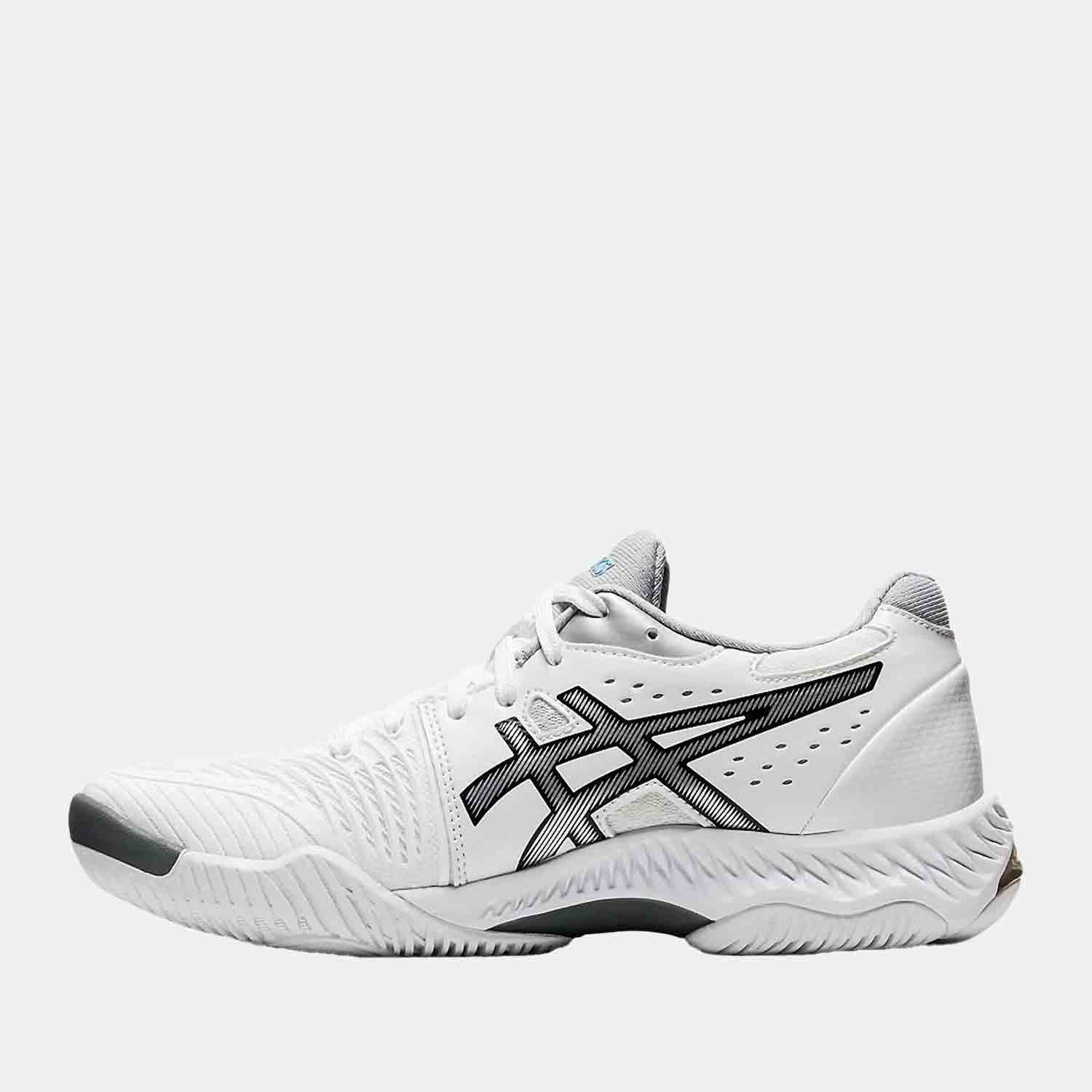 Side view of Women's Asics Netburner Ballistic FF 2.