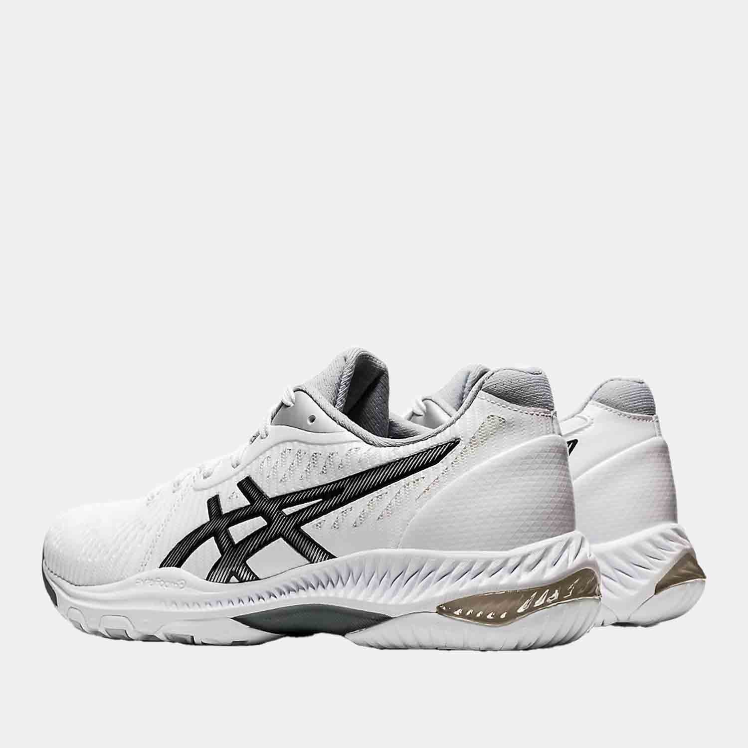 Side view of Women's Asics Netburner Ballistic FF 2.