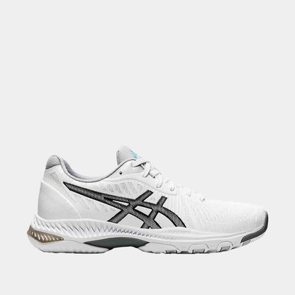 Side view of Women's Asics Netburner Ballistic FF 2.