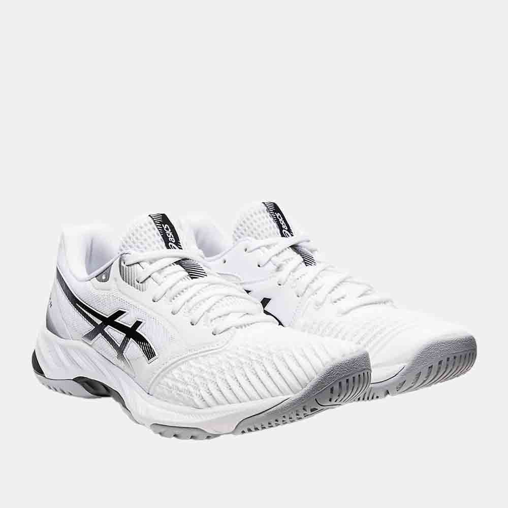 Front view of the Women's Asics Netburner Ballistic FF 3 Volleyball Shoes.