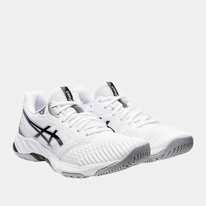 Front view of the Women's Asics Netburner Ballistic FF 3 Volleyball Shoes.