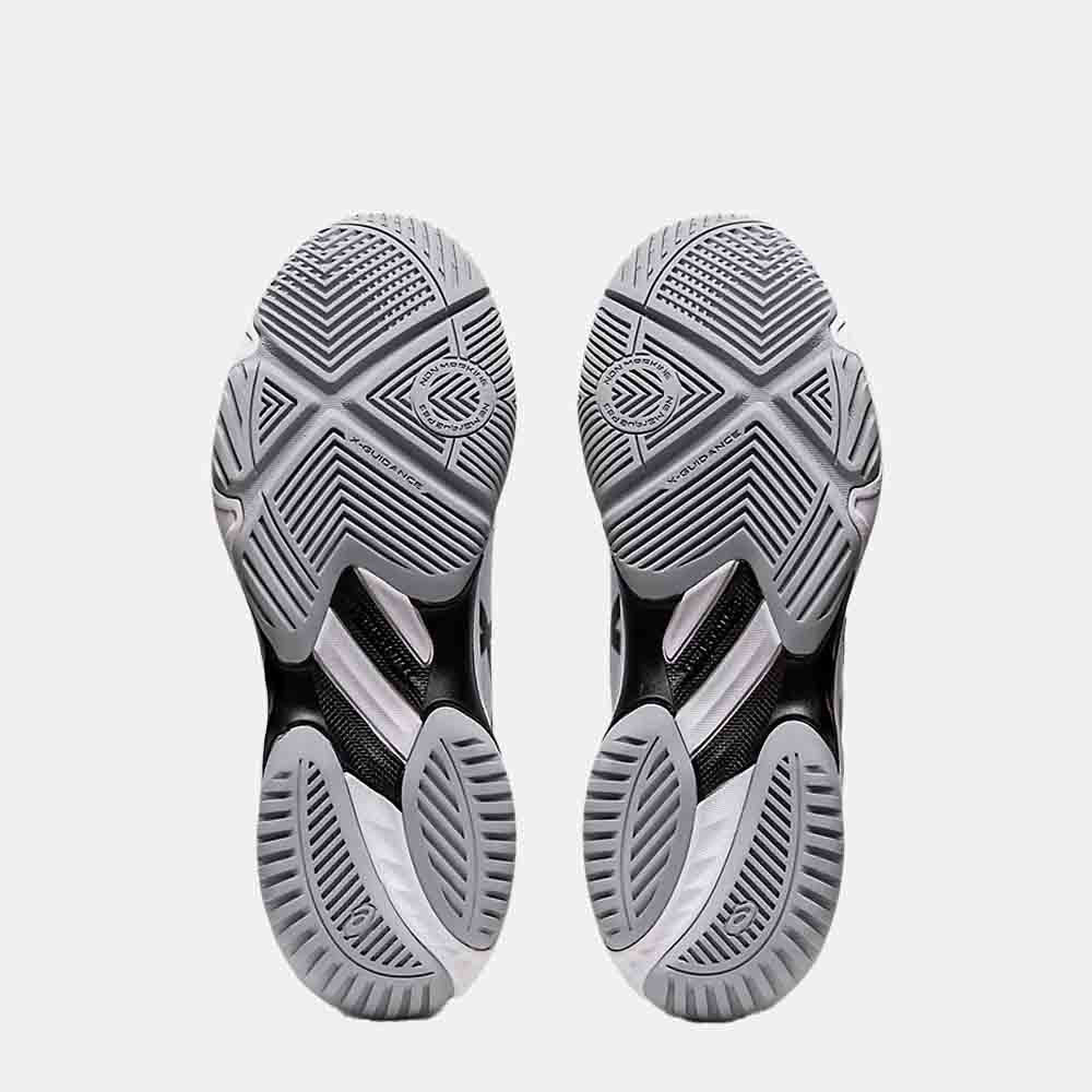 Bottom view of the Women's Asics Netburner Ballistic FF 3 Volleyball Shoes.