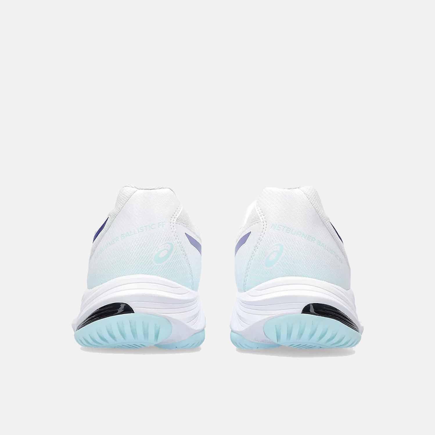 Rear view of Women's Asics Netburner Ballistic FF 3.