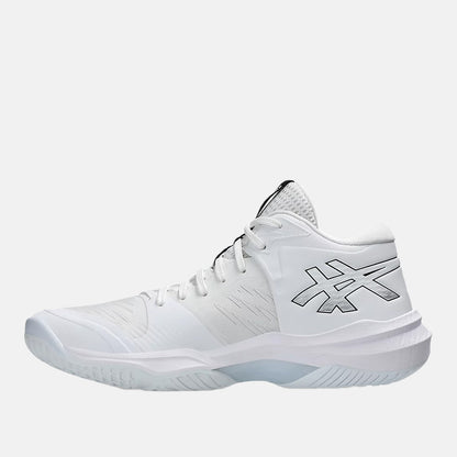 Side medial view of the Asics Women's Sky Elite FF MT 3 Volleyball Shoes.