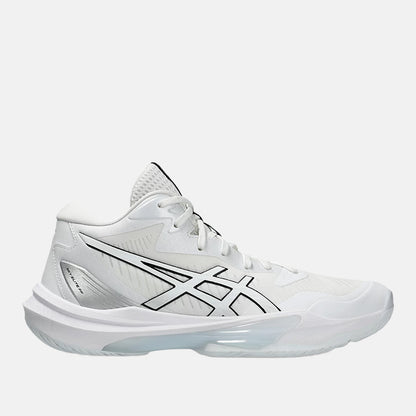 Side view of the Asics Women's Sky Elite FF MT 3 Volleyball Shoes.
