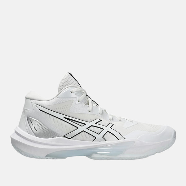 Side view of the Asics Women's Sky Elite FF MT 3 Volleyball Shoes.
