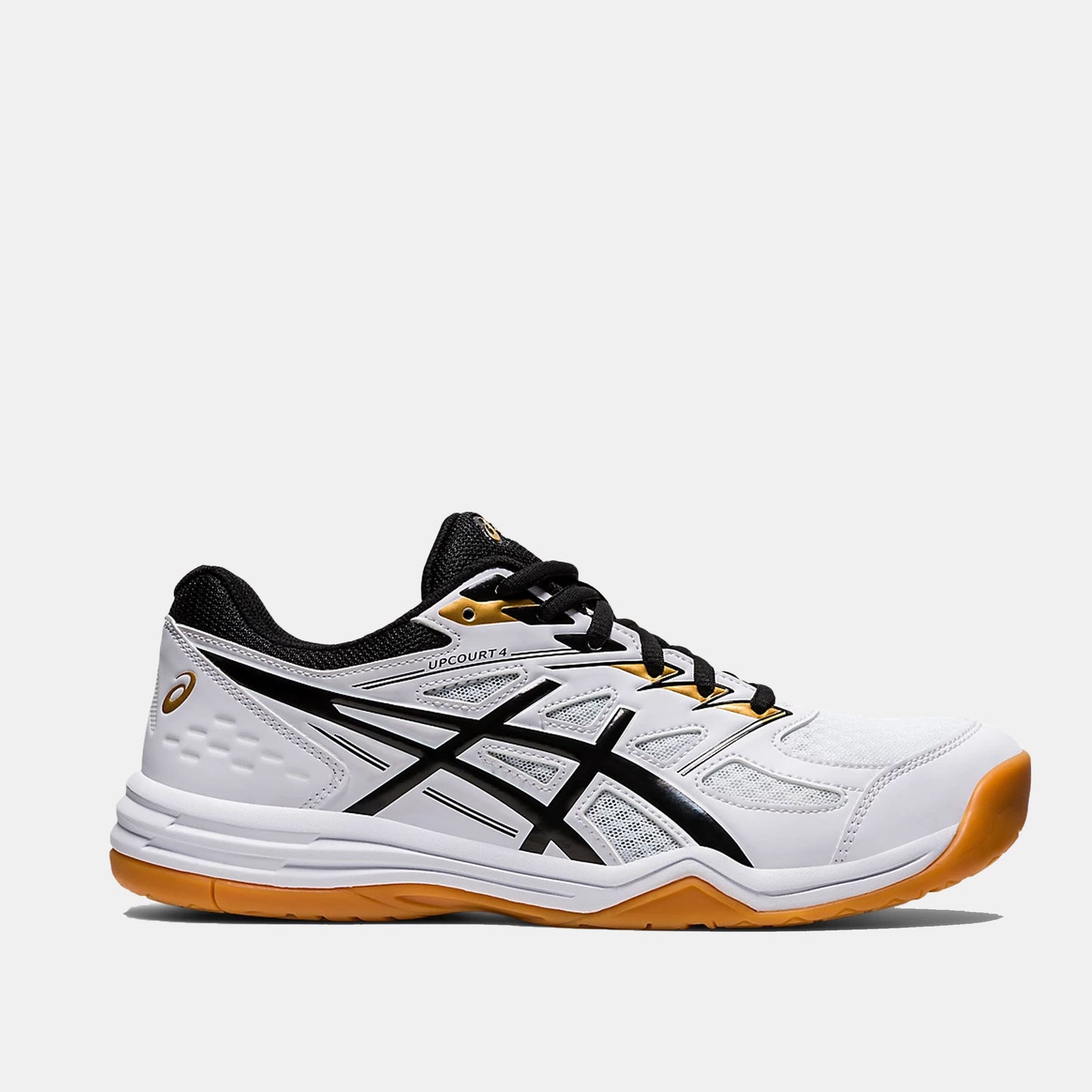 Side view of the Men's Asics Upcourt 4 Volleyball Shoes.