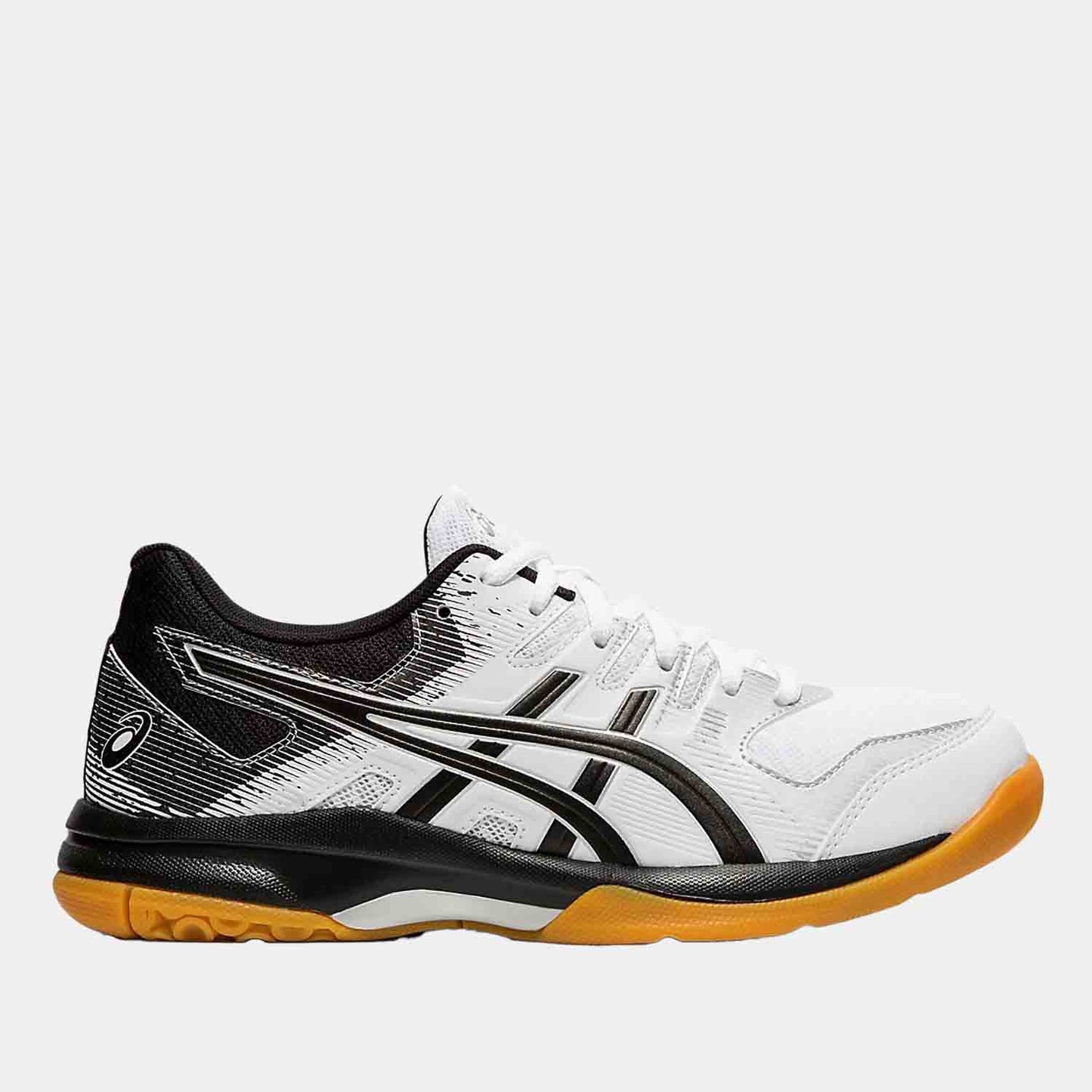 Side view of Women's Asics Gel-Rocket 9.