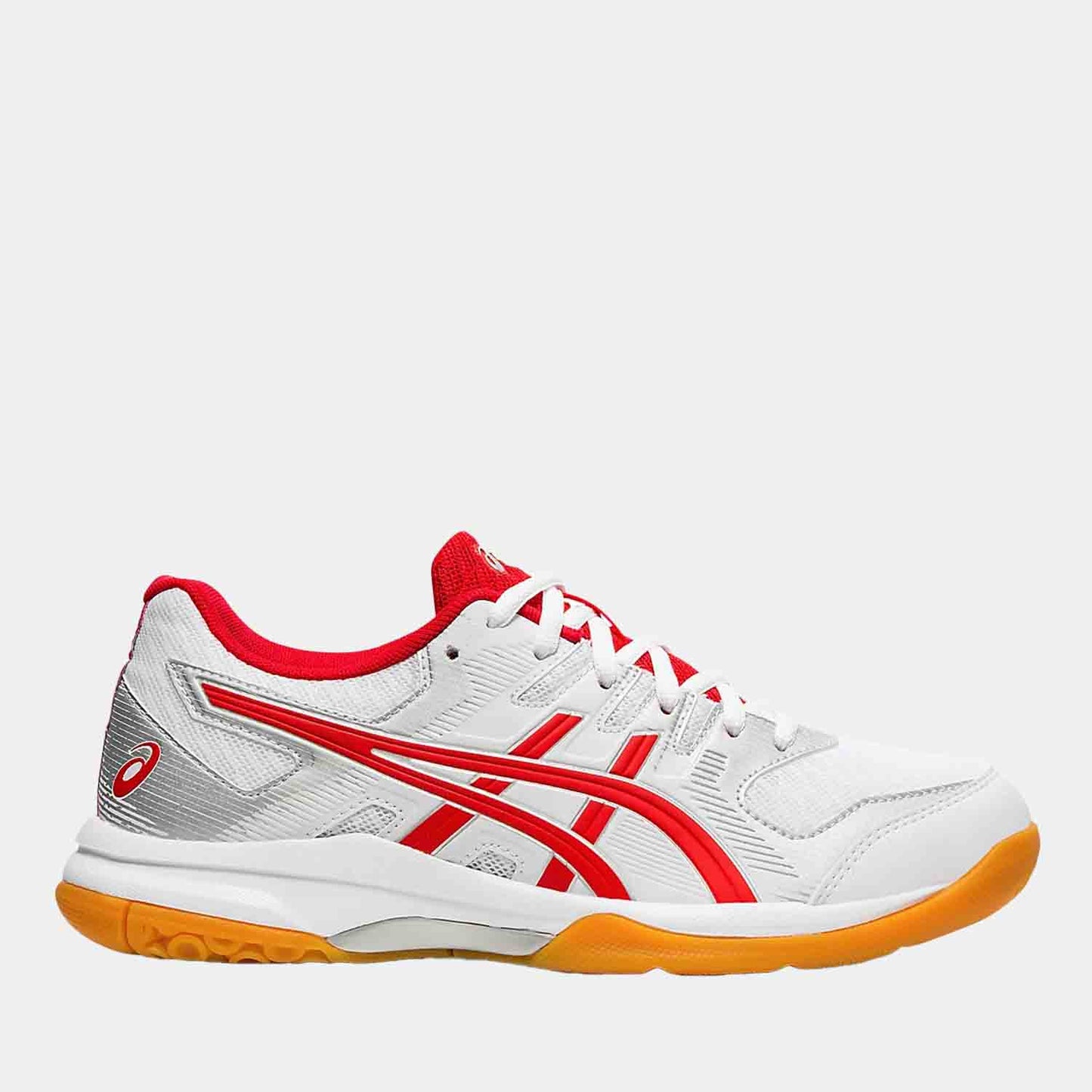 Side view of Women's Asics Gel-Rocket 9.
