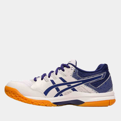 Side medial view of Women's Asics Gel-Rocket 9.