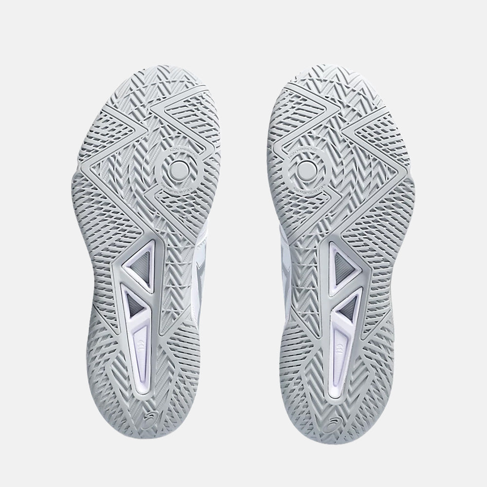 Bottom view of the Asics Women's Gel-Tactic 12 Volleyball Shoes.