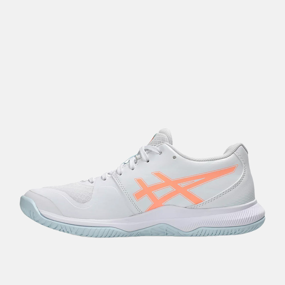 Side medial view of the Asics Women's Gel-Tactic 12 Volleyball Shoes.