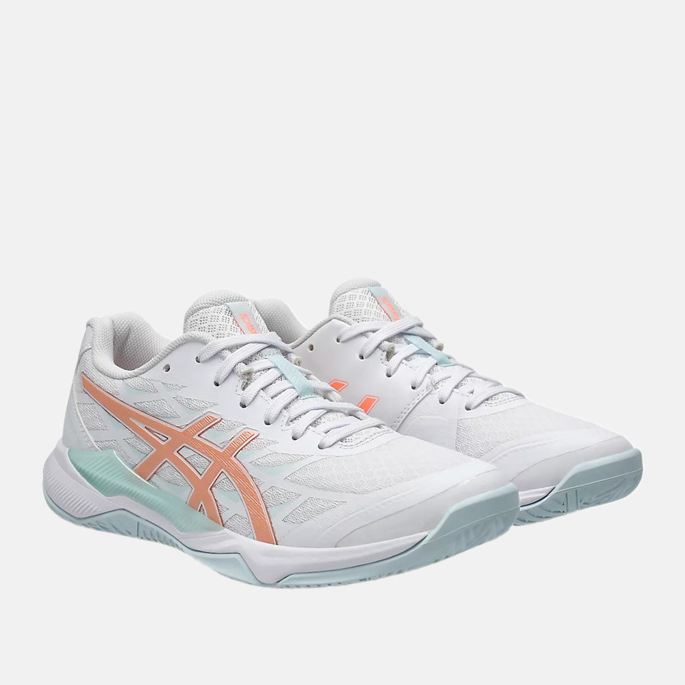 Front view of the Asics Women's Gel-Tactic 12 Volleyball Shoes.