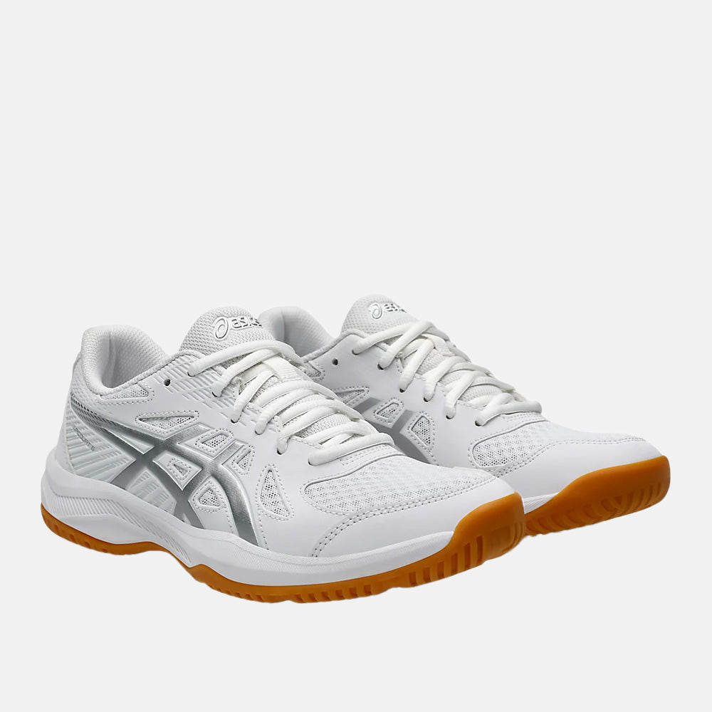 Front view of the Asics Women's Upcourt 6 Volleyball Shoes.