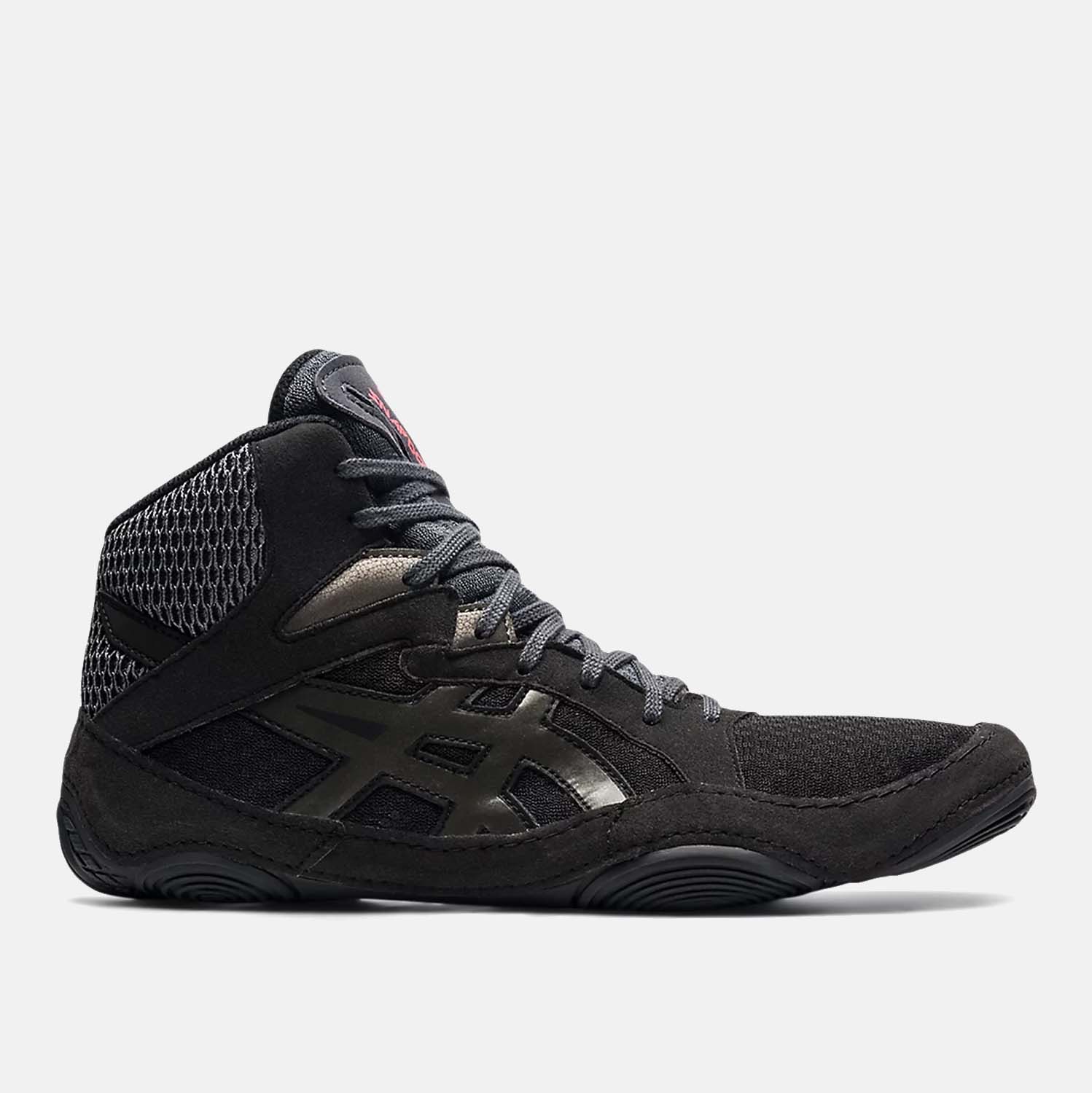 Side view of Asics Men's Snapdown 3 Wide Wrestling Shoes.