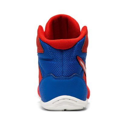 Rear view of Asics Kids' Matflex 6 Wrestling Shoes.