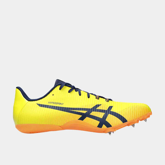 Side view of Asics Hypersprint 8 Sprint Spikes.