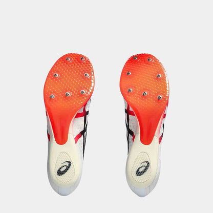 Bottom view of Asics Metaspeed Sprint Spikes.