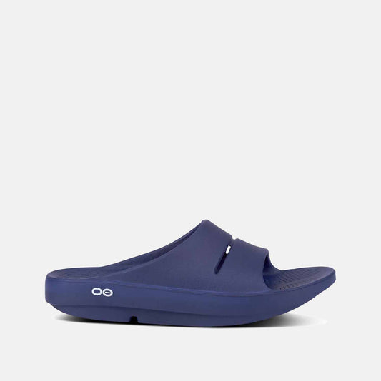 Men's OOahh Slide Sandal, Navy - SV SPORTS