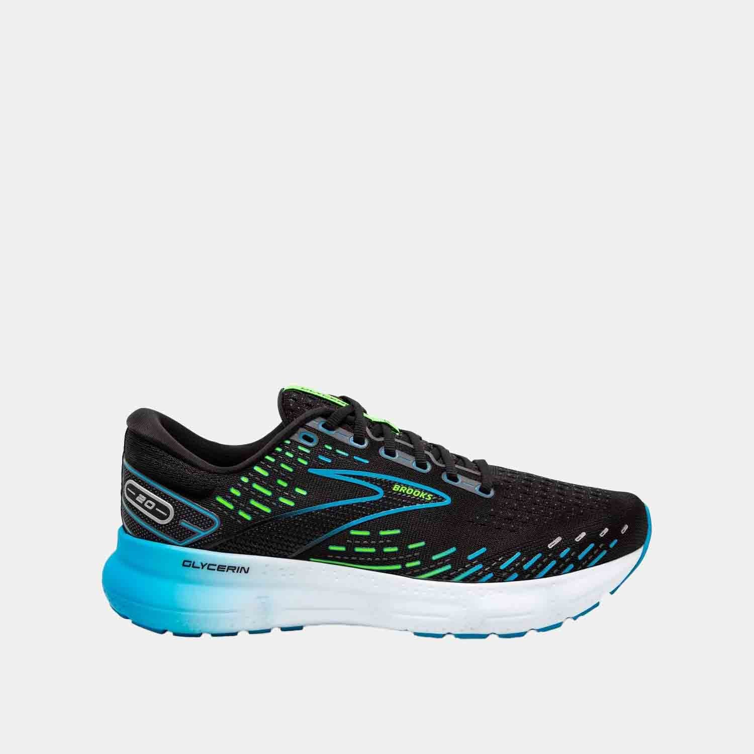 Side view of Men's Brooks Glycerin 20 Running Shoes.
